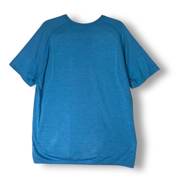 Lululemon Metal Vent Tech Surge Shirt XXL Short Sleeve Baltic Blue Athletic Gym - Picture 9 of 13